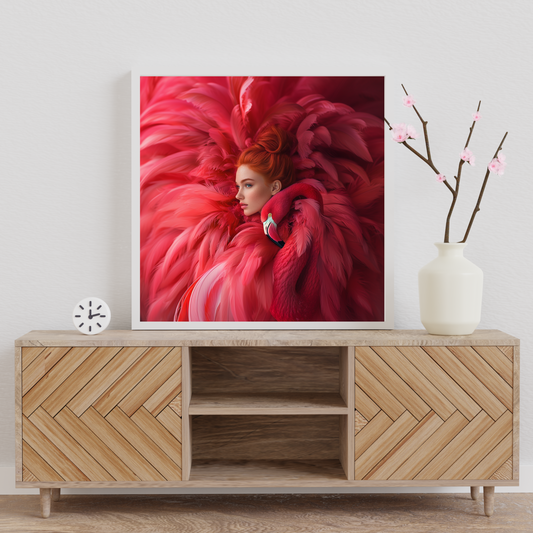 LA JOVEN DEL PLUMAJE ROJO