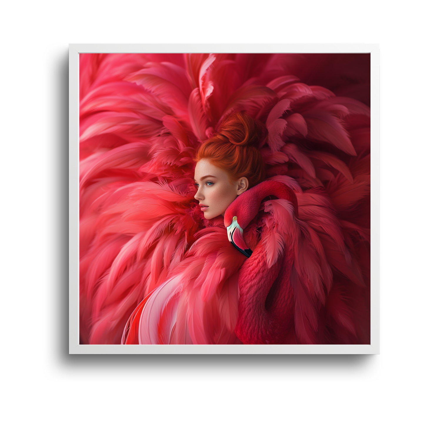 LA JOVEN DEL PLUMAJE ROJO